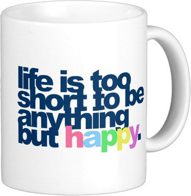 

Exoctic Silver MUG214 Ceramic Mug(250 ml), White