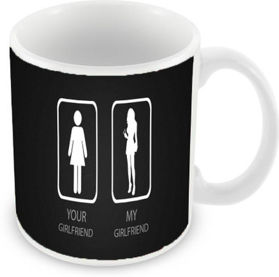 

Sleep Nature's SN-MG-1060 Ceramic Mug(350 ml), Black