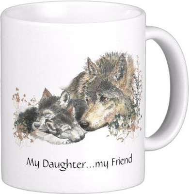 

Exoctic Silver Best Quoted Coffee 00269 Ceramic Mug(300 ml), Multicolor