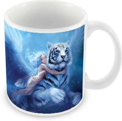 

Sleep Nature's SN-MG-1951 Ceramic Mug(350 ml), Blue