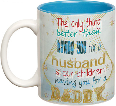 

Prithish Better Than Having You For A Husband Double Color Ceramic Mug(330 ml), Multicolor