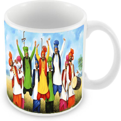 

Sleep Nature's SN-MG-08 Ceramic Mug(350 ml), Multicolor