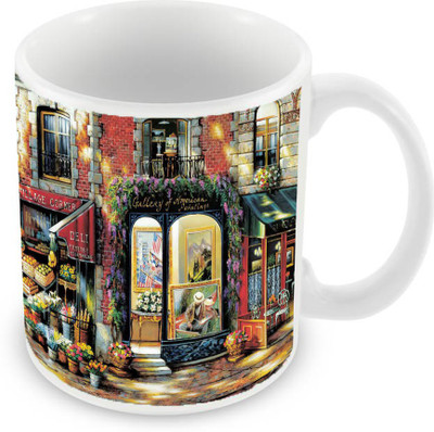

Sleep Nature's SN-MG-293 Ceramic Mug(350 ml), Multicolor