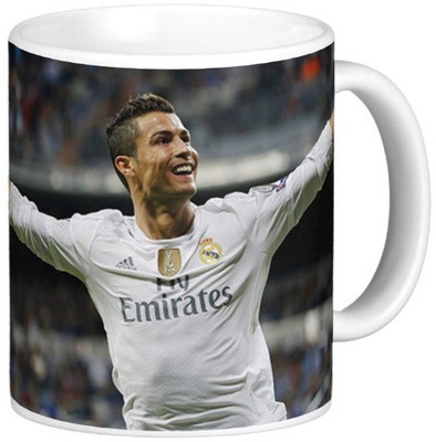

Exoctic Silver Cristiano Ronaldo Collection 001 Ceramic Mug(300 ml), Multicolor