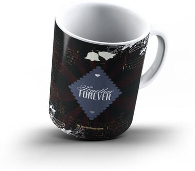 

Ucard Valentines Day Love554 Bone China, Ceramic, Porcelain Mug(325 ml)