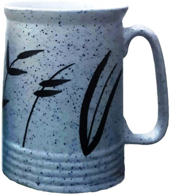 

Indeasia Srijan ISC012 Ceramic Mug(350 ml), White