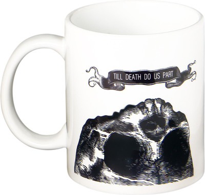 

Tantra Death do us apart Ceramic Mug(325 ml), White