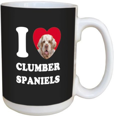 

Tree Free Free Greetings LM45035 I Heart Clumber Spaniels Ceramic with Full-Sized Handle, 15-Ounce Ceramic Mug(60 ml), Multicolor