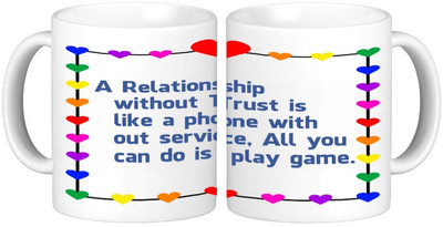 

Shopmillions Play Game Ceramic Mug(300 ml), White