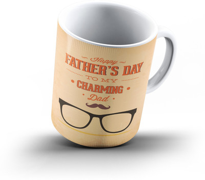

Ucard Fathers Day480 Bone China, Ceramic, Porcelain Mug(325 ml), Multicolor