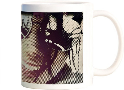 

Rangeele Inkers michael jackson Dot Art Ceramic Mug(300 ml), Multicolor