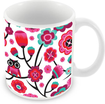 

Sleep Nature's SN-MG-2532 Ceramic Mug(350 ml), Multicolor