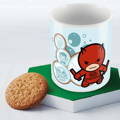 

Posterboy Kawaii - Dare Devil Officially Licensed Ceramic Mug(350 ml), Multicolor