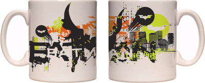 

Posterboy Batman Saves Gotham City (Officially Licensed) Ceramic Mug, Multicolor