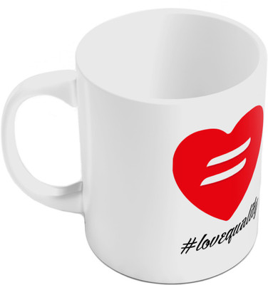 

Home India Designer Romantic White Color Coffee Pair 792 Ceramic Mug(300 ml, Pack of 2)