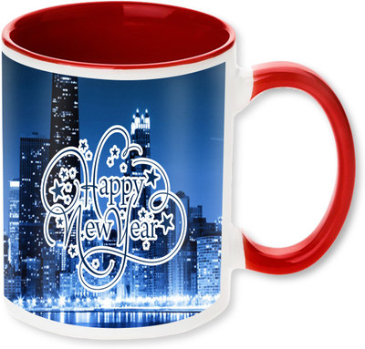 

Heyworlds new year gifts 003 Ceramic Mug(325 ml), Multicolor