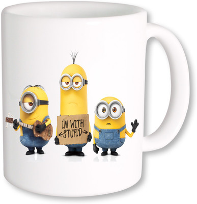 

PhotogiftsIndia minions Ceramic Mug(325 ml), Multicolor