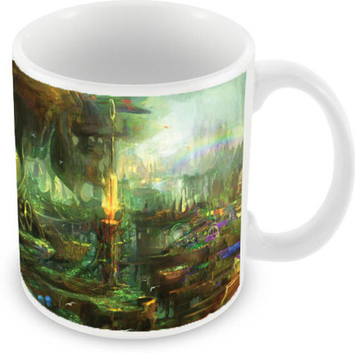 

Sleep Nature's SN-MG-1673 Ceramic Mug(350 ml), Multicolor