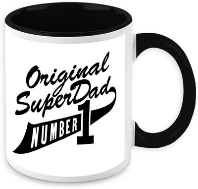 Homesogood Original Super Dad Ceramic Mug(325 ml)