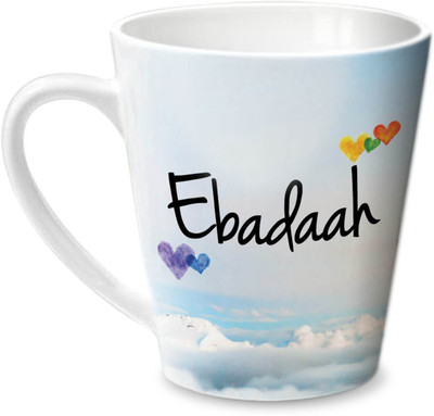 

Hot Muggs Simply Love You Ebadaah Conical Ceramic Mug(350 ml)