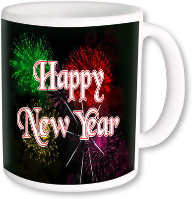 

PhotogiftsIndia Happy New Year 036 Ceramic Mug(325 ml), Multicolor
