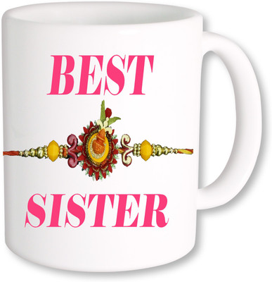 

PhotogiftsIndia Gift For Sis Ceramic Mug(325 ml), Multicolor