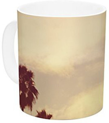 

Kess InHouse InHouse Catherine McDonald Endless Summer Ceramic Coffee, 11 oz, Multicolor Ceramic Mug(60 ml)