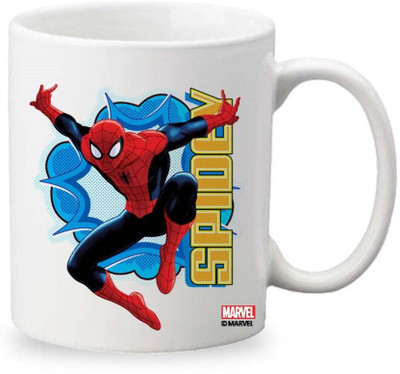 

ORKA Spidey Digital Printed Ceramic Mug(350 ml), Multicolor