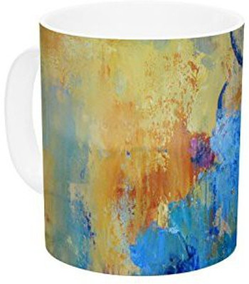 

Kess InHouse InHouse Sonal Nathwani Cosmic Love Garden Ceramic Coffee, 11 oz, Multicolor Ceramic Mug(60 ml)