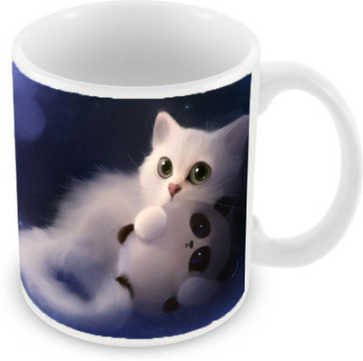

Sleep Nature's SN-MG-1404 Ceramic Mug(350 ml), Multicolor