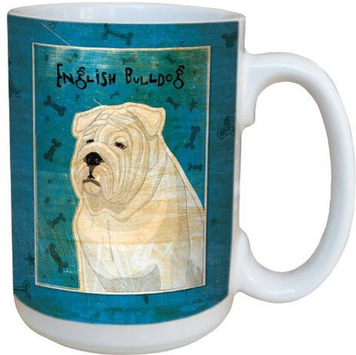 

Tree-Free Greetings Greetings sg43983 English Bulldog by John W. Golden Ceramic with Full-Sized Handle, 15-Ounce Ceramic Mug(60 ml), Multicolor