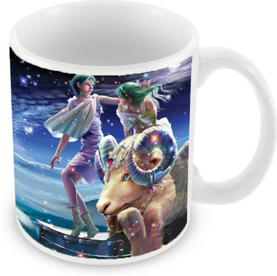 

Sleep Nature's SN-MG-1850 Ceramic Mug(350 ml), Multicolor