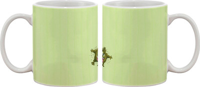 

Artifa Dancing Monster Porcelain, Ceramic Mug(350 ml), Multicolor