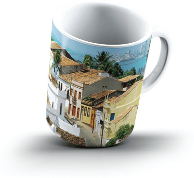 

Ucard Olinda Brazil2561 Bone China, Ceramic, Porcelain Mug(325 ml), Multicolor