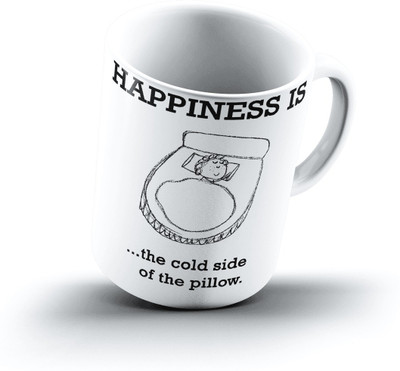 

Ucard Happiness Is2279 Bone China, Ceramic, Porcelain Mug(325 ml)