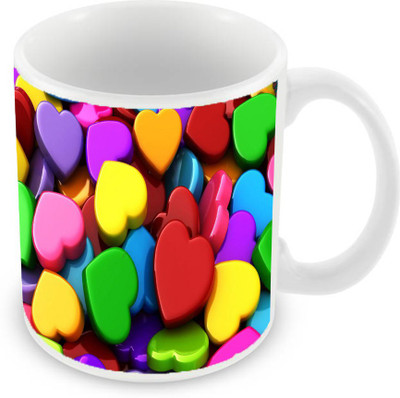 

Sleep Nature's SN-MG-87 Ceramic Mug(350 ml), Multicolor