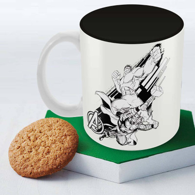 

Posterboy Avengers Assemble - Hulk Thor Officially Licensed Ceramic Mug(350 ml), Multicolor