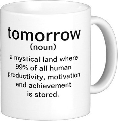 

Exoctic Silver Gyani Baba ka Pravachan A010 Ceramic Mug(250 ml), Black;white