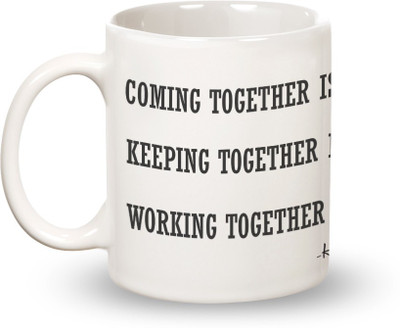 

Posterboy Together - Henry Ford Ceramic Mug(350 ml), Multicolor