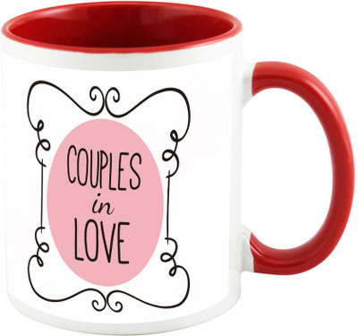 

AllUPrints 14 Feb Valentine Day Red Ceramic Mug(325 ml)