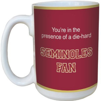 

Tree-Free Greetings Greetings lm44437 Seminoles College Football Fan Ceramic with Full-Sized Handle, 15-Ounce Ceramic Mug(60 ml), Multicolor