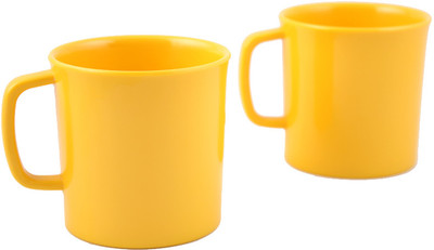 

Hiluxe Solid Clr Melamin 42248 Solid - Yellow Melamine Mug(Pack of 2)