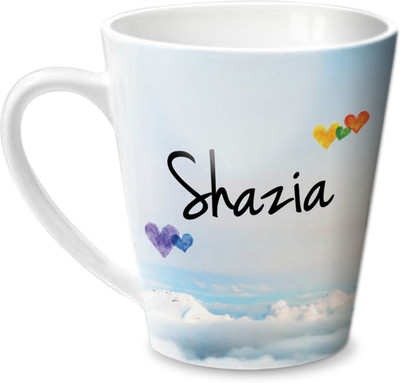 

Hot Muggs Simply Love You Shazia Conical Ceramic Mug(350 ml)