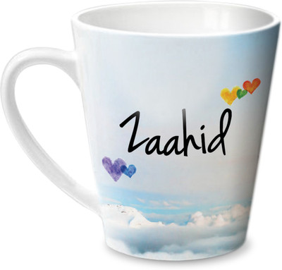 Hot Muggs Simply Love You Zaahid Conical Ceramic Mug(350 ml)