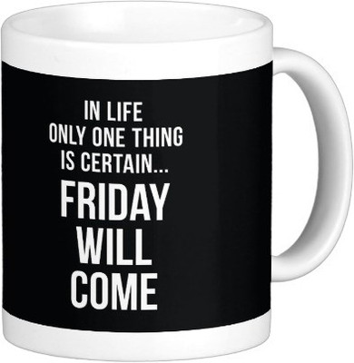 

Exoctic Silver Mast Quotes A035 Ceramic Mug(250 ml), Black;white