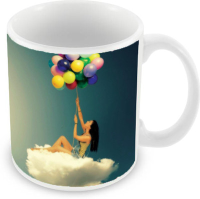 

Sleep Nature's SN-MG-1914 Ceramic Mug(350 ml), Multicolor