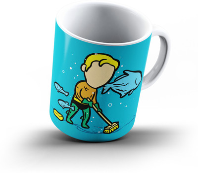

Ucard Aquaman343 Bone China, Ceramic, Porcelain Mug(325 ml), Multicolor