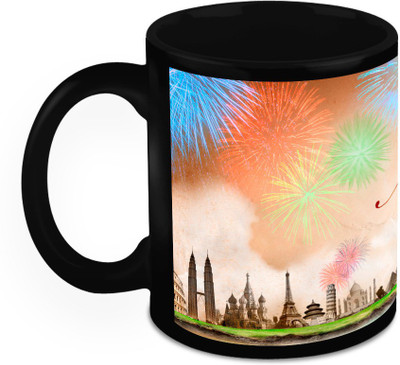 

Homesogood Celebrating New Year Everywhere Ceramic Mug(325 ml)