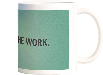 

Rangeele Inkers Do The Work Ceramic Mug(300 ml), Multicolor