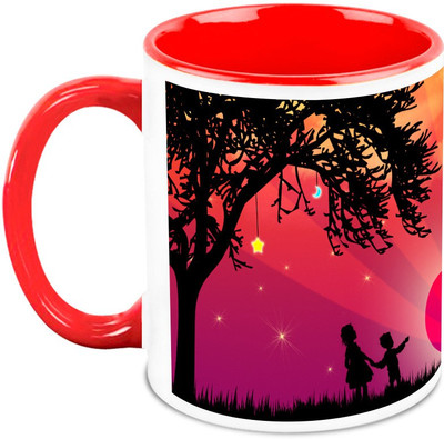 

Homesogood Heart Beats For You Ceramic Mug(325 ml)